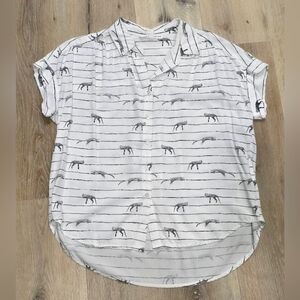 Jane + Delancey Womens Cheetah Top